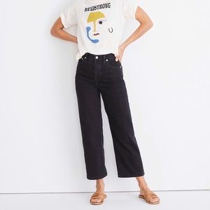 Madewell Slim Wide Leg Jeans in Lunar
